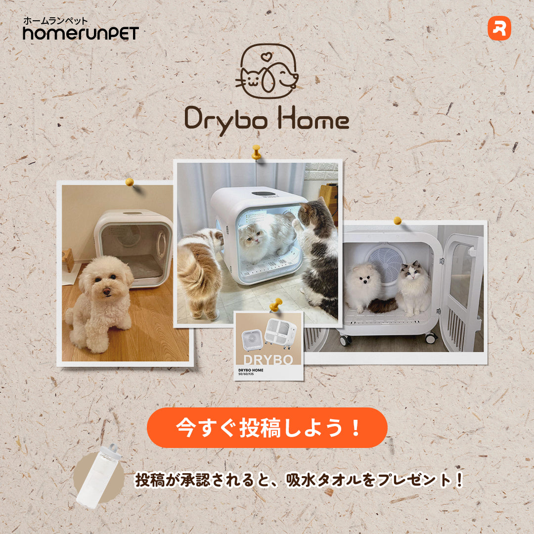runpet ペット用 乾燥機 homerunPET（ホームランペット）Japan公式サイト｜ペットの家電