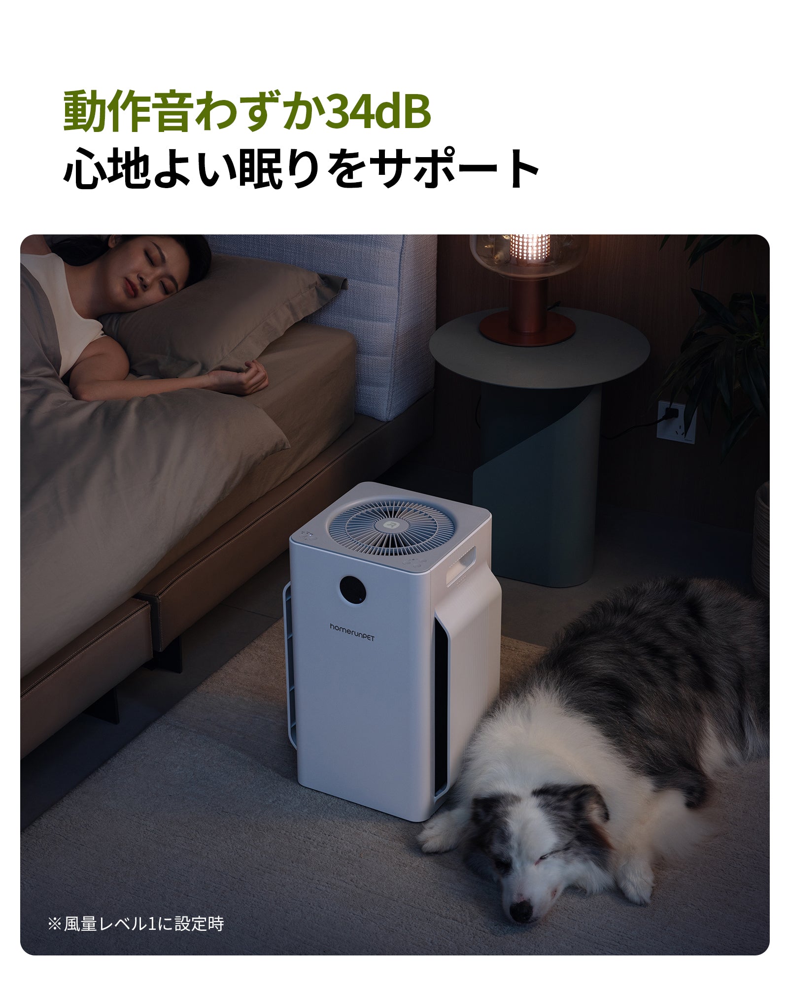 Rady 花びら 空気清浄機 ニオイ・抜け毛除去！】空気清浄機Airbo(エアボー) 抜け毛6方向吸引